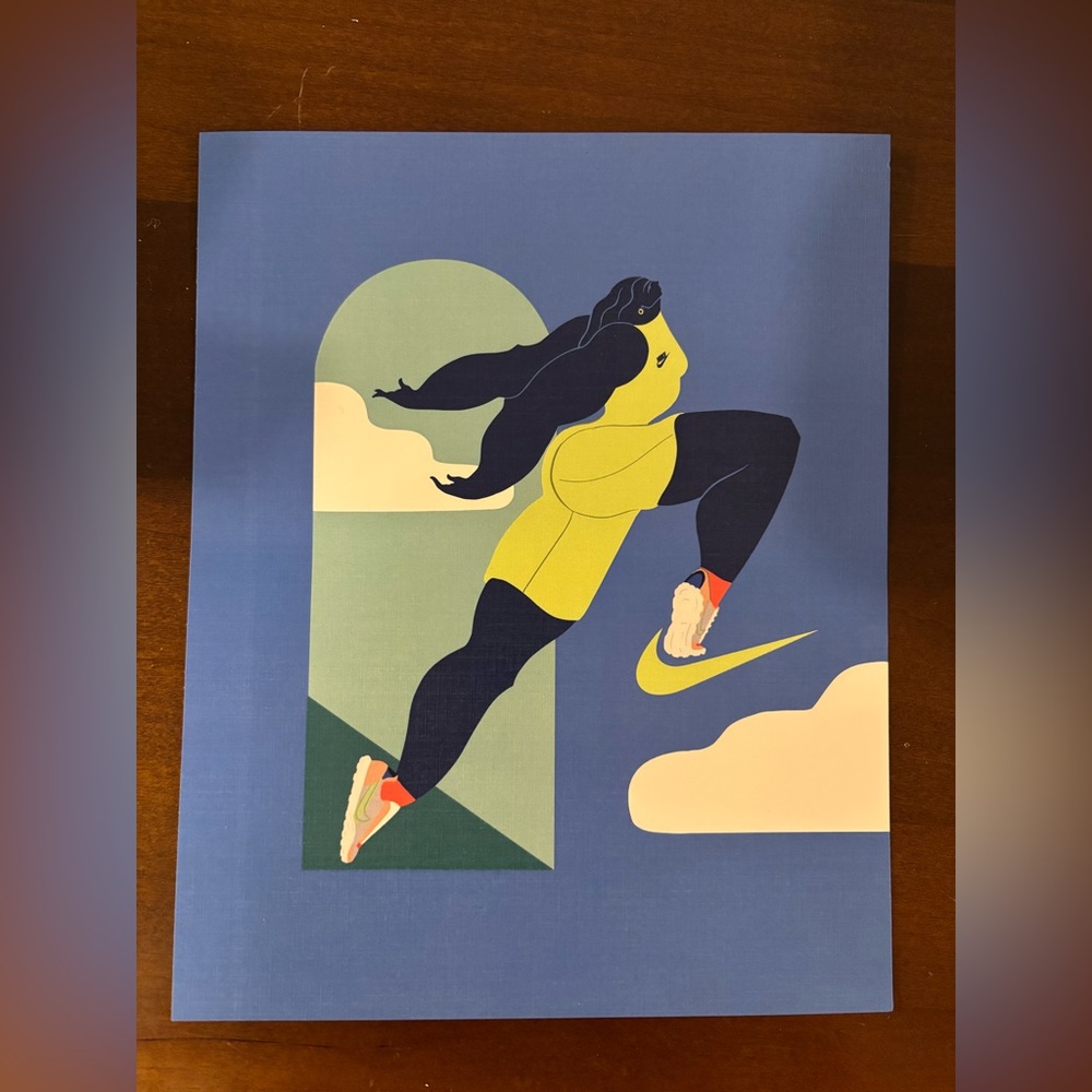 Kelly Anna Nike Art Print